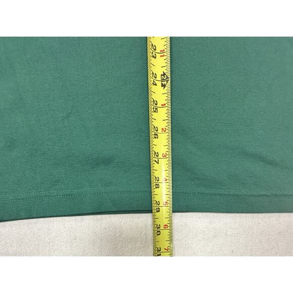 NWOT HANNA ANDERSSON ADULT UNISEX TREE GREEN SOLID PAJAMA SHIRT XXL COTTON - Picture 8 of 9